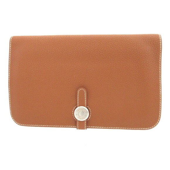 HERMES Gold Wallet - Picture 1 of 11